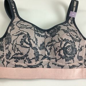 Cacique Lane Bryant High Impact Underwire Sport Bra Size 32B New